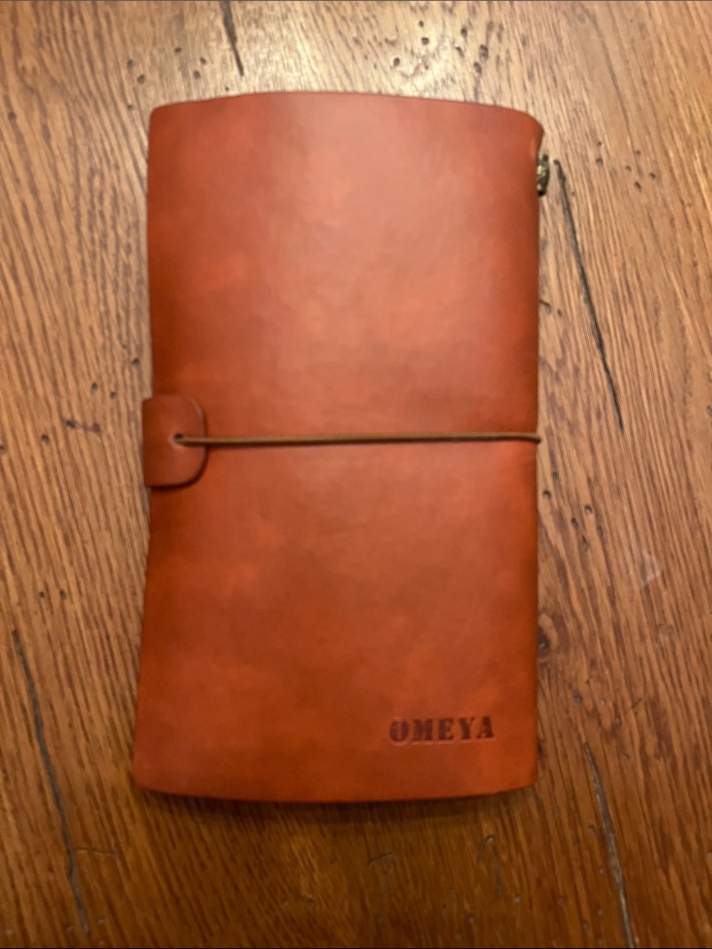 Leather Floral Butterfly Journal - Burnt Orange - Picture 2 of 7